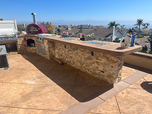 Signature Landscape Outdoor Kitchen Island