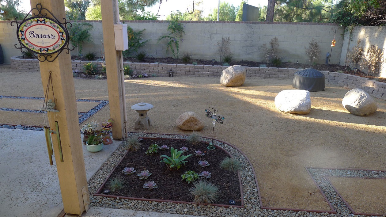 low-maintenance garden