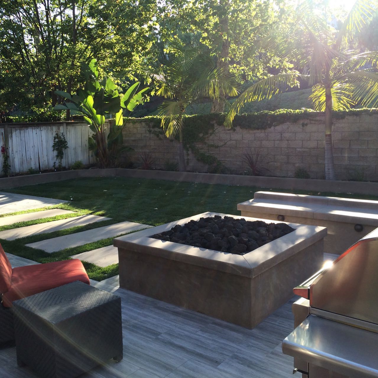 fire pit installation Orange County